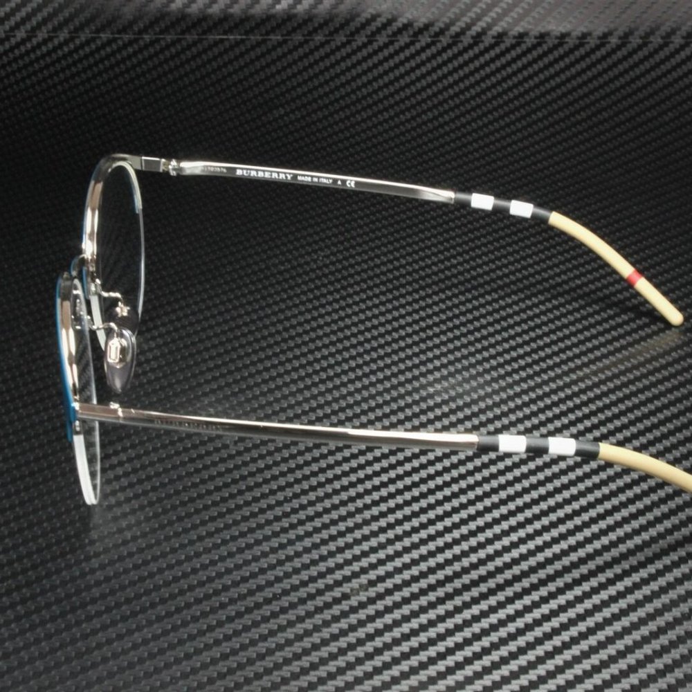 Burberry Silver and Sky Blue 51mm Eyeglasses - Picture 4 of 5
